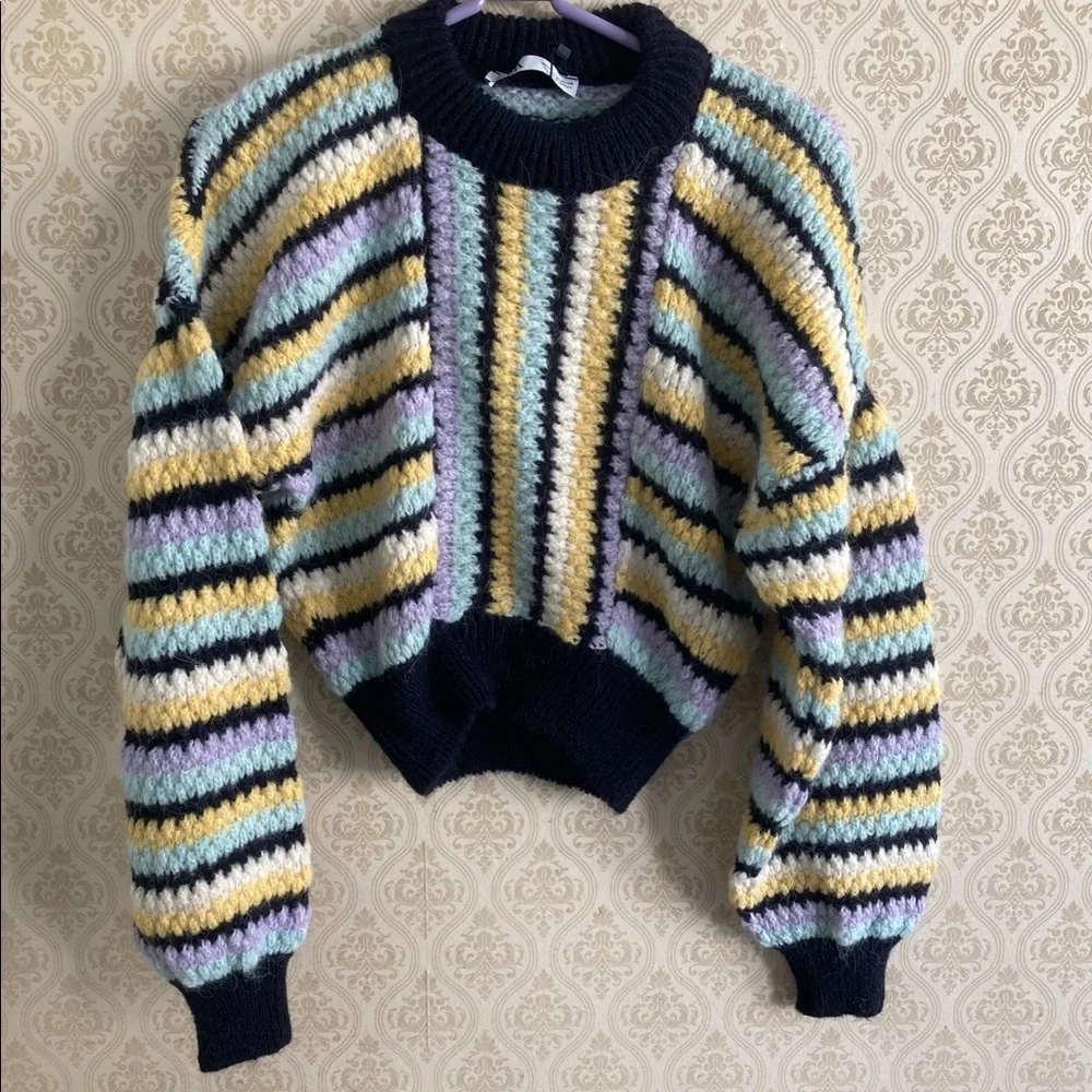 ZARA Striped Knit Sweater - Picture 6 of 6